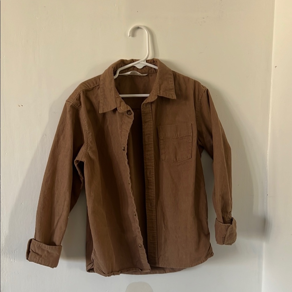 corduroy button down shirt for boys